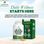 Nutravive Blood Pressure Support - Premium 13-in-1 formula
